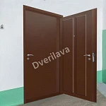 Входные двери темного цвета