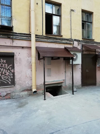 Козырек односкатный